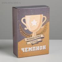 Подарочная коробка 16х23х7,5см Чемпион 1/230 