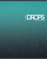 Тетрадь 80л А5 клетка скоба глянц ламин картон Drops Хатбер 1/70