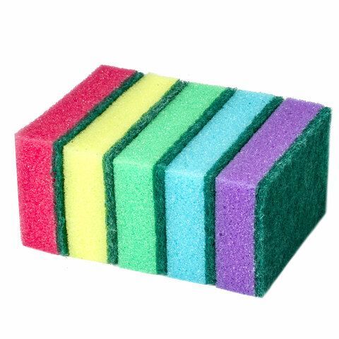 Губка для посуды макси (5шт) 96х64х27мм ЛАЙМА MAXI 1/72