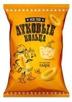 Продукты, Луковые кольца Mini Free со вкусом сыра 45 г 1/24
