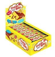 Продукты, Батончик-суфле Frutto Bello клубника-банан 35 г 1/18