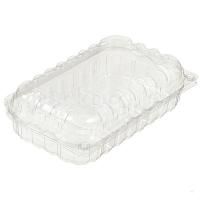 Контейнер с крышкой ПЭТ (188х115х53) ПР-РКФ-530 для ягод и овощей 300/300 nelK