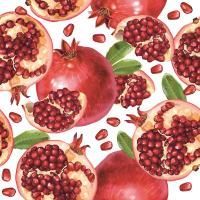 Салфетки (33х33) 3-сл Гранат (20) 1/15 