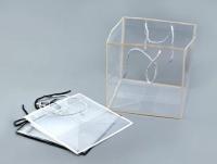 Пакет подарочный бумажный (23х18х24) прозрачный МИКС 1/1