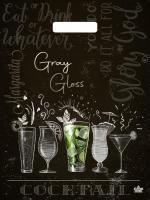 Пакет с вырубной ручкой (31,5х43)-50 Грэй Глосс Коктейль Тико 50/500