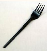 Одноразовая Вилка 165мм черная ПС Компакт КП 100/2000