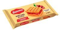 Продукты, Яшкино Вафли мягкие с вишневым джемом 120г 1/34