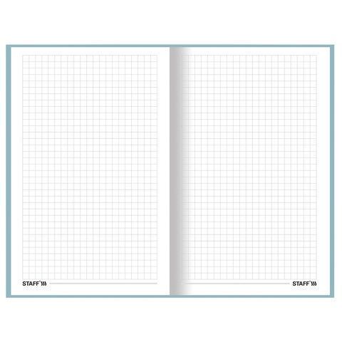 Блокнот 80л А5 134х206мм клетка твердый переплет STAFF Pastel 1/6