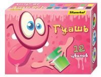 Гуашь 12цв 20мл Монстрики Silwerhof 1/12