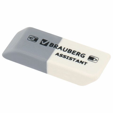 Ластик 41х14х8мм термопластичная резина скошенный BRAUBERG 1/80