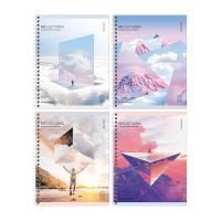 Тетрадь 48л А5 клетка гребень Reflection BG 1/4/48