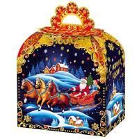 НГ Коробка Ларец с тиснением 1,0кг 160х100х190мм 1/200