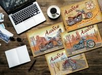 Альбом для рисования 24л А4 скоба обложка Твин Байк тревел ПЗБМ 1/48