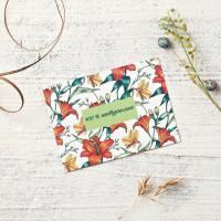 Открытка 8х6см 100% натурально 1/20 