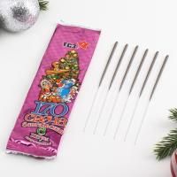 Свеча бенгальская 17см золотое свечение (6шт) 1/12