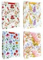 Пакет подарочный бумажный (32х45х10) Акварель 1/20