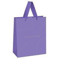 Пакет подарочный бумажный (33х42х12) матовый фольга MESHU Monocolor Lavender 1/12
