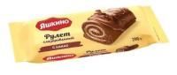 Продукты, Яшкино Рулет бисквитный с какао 200г 1/14