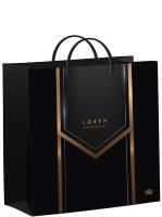 Пакет пластиковый (24х26+10)-140 Черный бэкграунд Тико 1/40