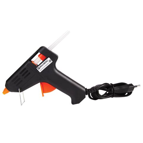 Клеевой пистолет 15 Вт, для стержня 7 мм, BRAUBERG, в блистере 1/24/48