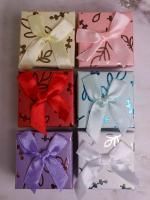 Подарочная коробка Квадрат 5х5х3,5см Гармония микс 1/24