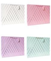 Пакет подарочный бумажный (50х40х15) с тиснением Диагональ 1/12 Пакет подарочный бумажный (50х40х15) с тиснением Диагональ 1/12