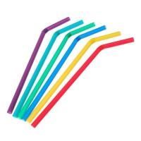 Трубочки для коктейля 210х5 с гофрой цветные (100шт) 1/120 Трубочки для коктейля 210х5 с гофрой цветные (100шт) 1/120