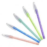 Ручка шариковая синяя узел 0,7мм линия письма 0,5мм корпус ассорти Silwerhof Planet 1/50/2400