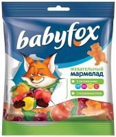 Продукты BabyFox мармелад жевательный с соком ягод и фруктов 70 г 1/50