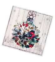 НГ Салфетки (33х33) 3-сл Сказочное украшение (20) 1/12