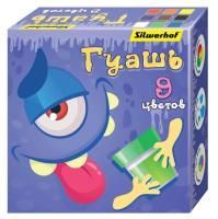 Гуашь 9цв 20мл Монстрики Silwerhof 1/32