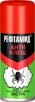 Репеллент аэрозоль от клещей Рефтамид Экстра 100мл Сибиар 1/15