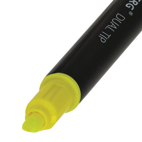 Текстмаркеры НАБОР 4шт 1-4мм двусторонние BRAUBERG АССОРТИ 1/24