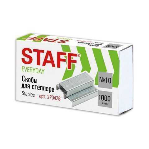 Скобы №10 1000шт STAFF Китай 1/10