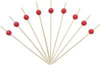 Пика для канапе Жемчуг красный 12см (100шт) 1/40 Пика для канапе Жемчуг красный 12см (100шт) 1/40