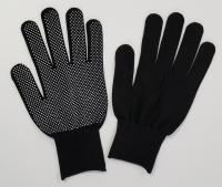Перчатки нейлон черные точка 12/1200
