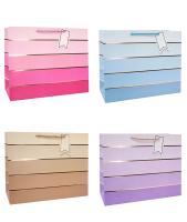 Пакет подарочный бумажный (33х26,5х14,5) с тиснением Градиент 1/12 Пакет подарочный бумажный (33х26,5х14,5) с тиснением Градиент 1/12