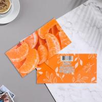 Конверт для денег 16,5х8см Мандарины 10/10 