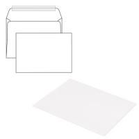 Конверты С5 162х229мм 80г/м2 отрывная полоса STRIP белые 1/1000
