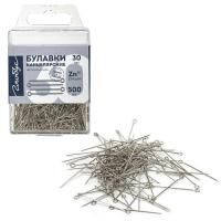 Булавки офисные 30мм 500шт Globus 1/80