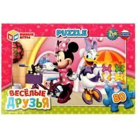 Пазл детский 80 элементов Веселые друзья 1/16