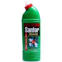 Средство жидкое 750мл чистящее Санфор-гель 10 в 1 Зеленое яблоко 1/15