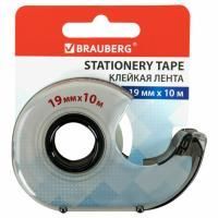 Канц.лента 12х10 прозрачная в диспенсере Brauberg 1/12/144