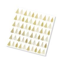 НГ Салфетки (33х33) 3-сл Золотые елочки (20) 1/12