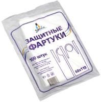 Фартук одноразовый голубой 68х110 (100штук) 1/10