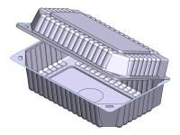 Контейнер с крышкой ПЭТ (216х137х85) К1.6 800/800 