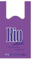 Пакет Майка ПНД (30+15)х54-18  Rio фиолетовый Д 100/1000