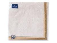 Салфетки (33х33) 3-сл Bouquet Барокко рамка золотая (16) 1/12