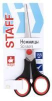 Ножницы 155мм метал черно-красные вставки европодвес Staff 1/12 