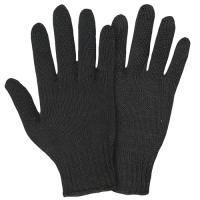 Перчатки без ПВХ рабочие х/б 6-нитка 10класс черные  СТ 10/250